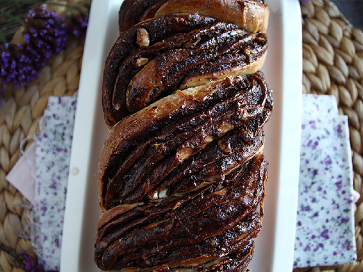 Babka brioche - chocolate and nuts - photo 6