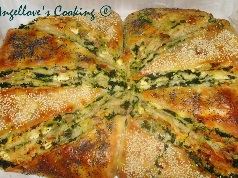 Bacon and Spinach Turkish Bread (Borek), photo 1