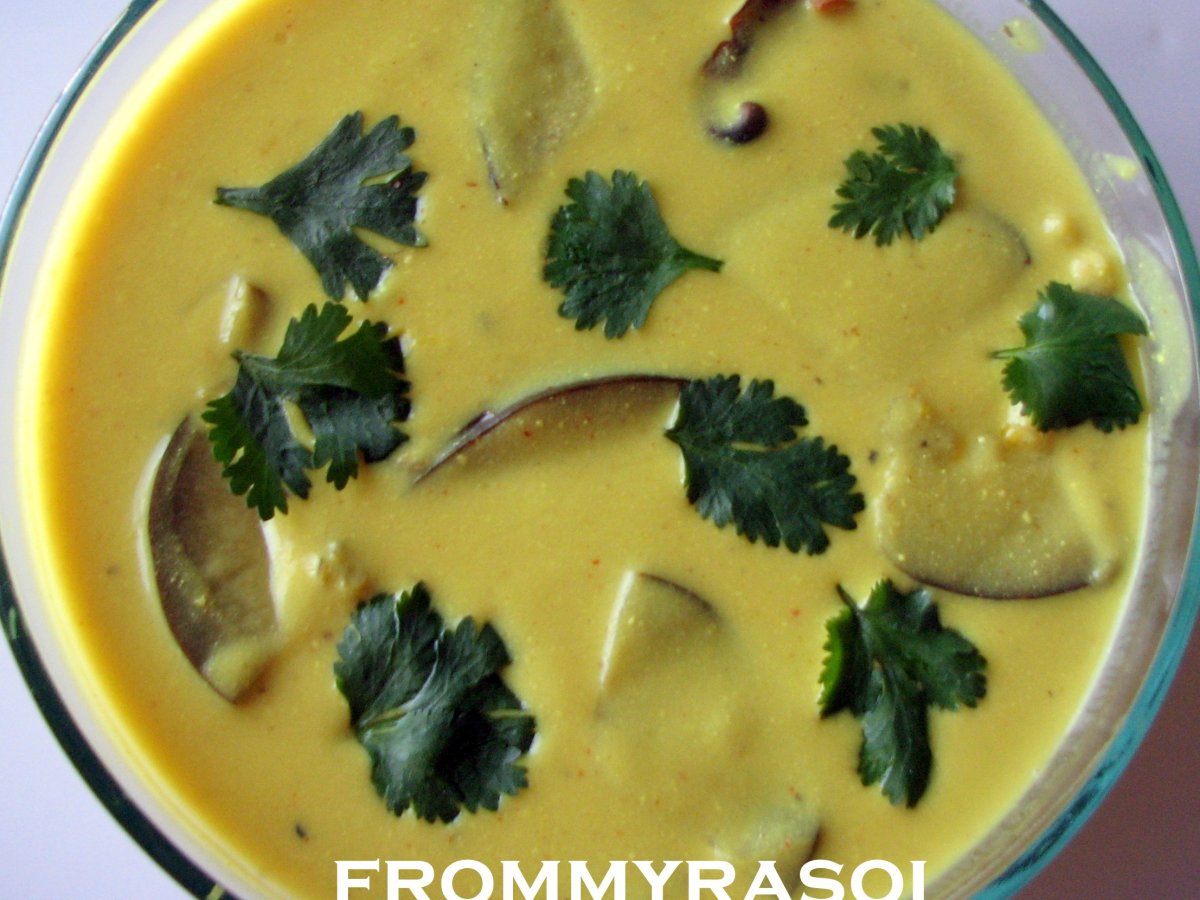 Baigan Ki Kadhi (Eggplant kadhi)