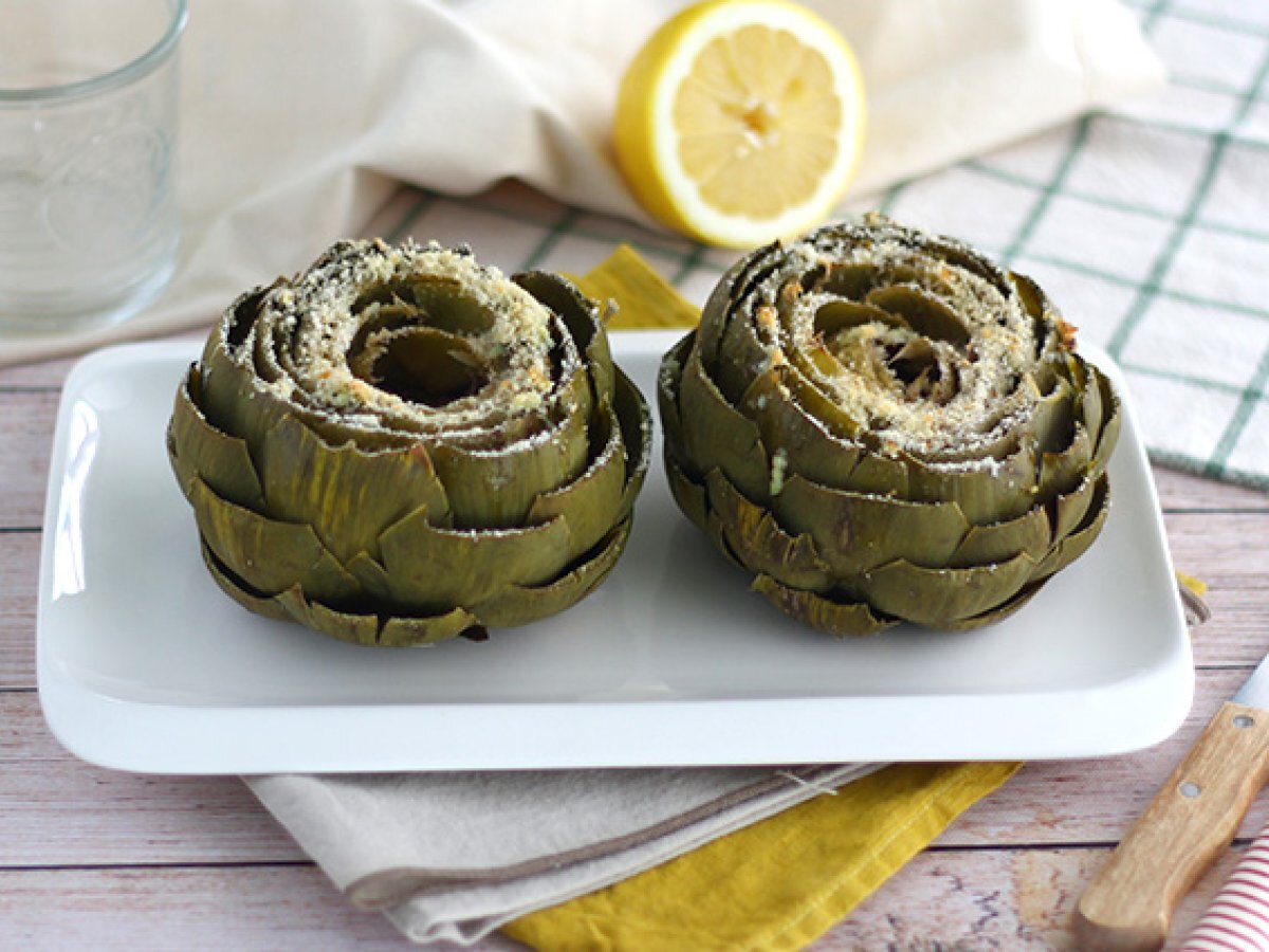 Baked artichokes