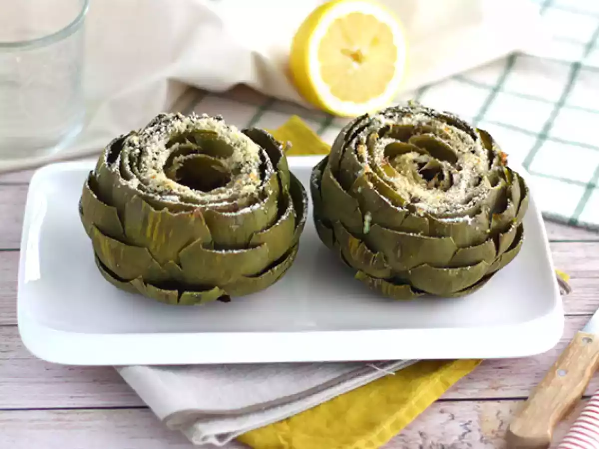 Baked artichokes