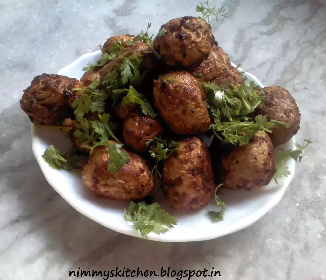 Baked baby potato masala recipe: easy and tasty dinner