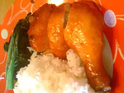 Baked chicken leg recipe with hoisin & char siew sauce