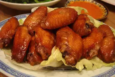Baked chicken midwings recipe in hoisin & char siew sauce