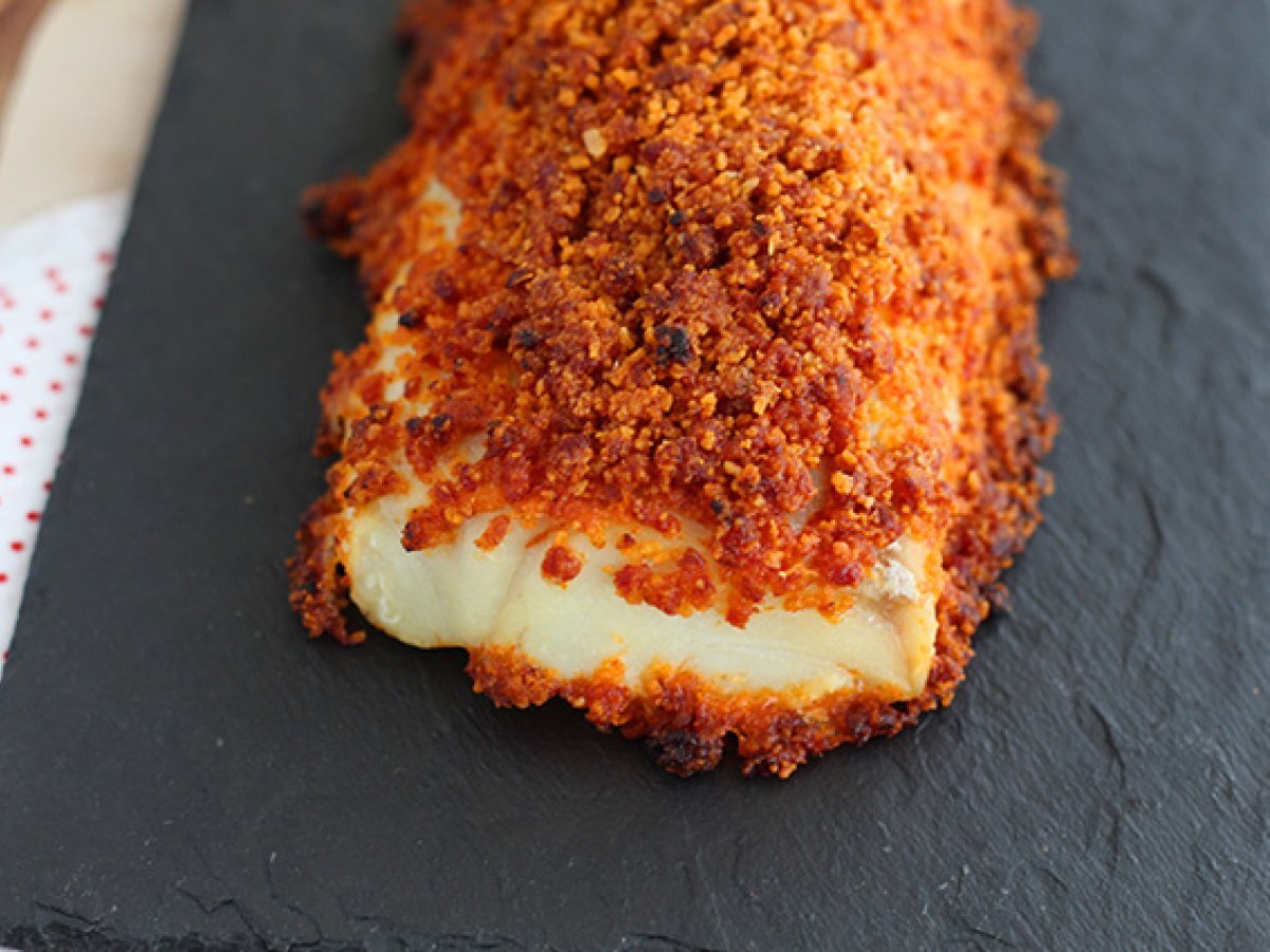 Baked cod with chorizo crust - photo 2