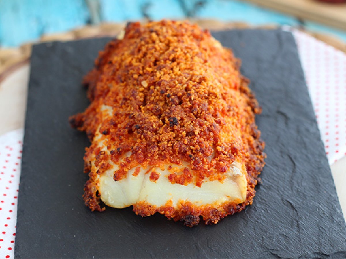 Baked cod with chorizo crust - photo 4