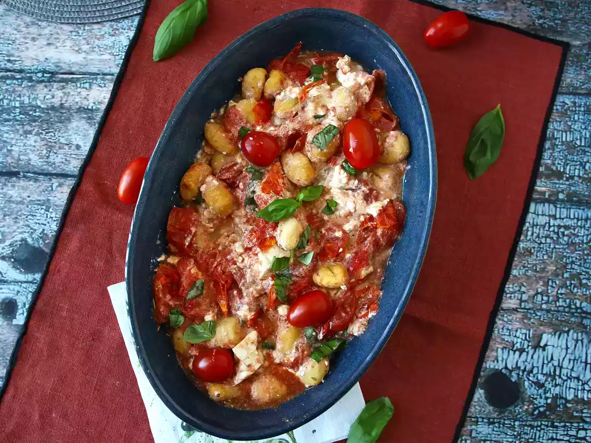 Baked feta gnocchi with Airfryer, the super-fast dish with cherry tomatoes and feta! - photo 5