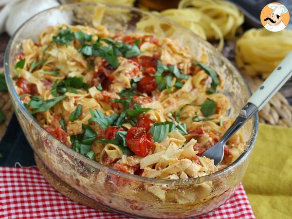 Baked feta pasta with cherry tomatoes - a viral recipe - photo 6