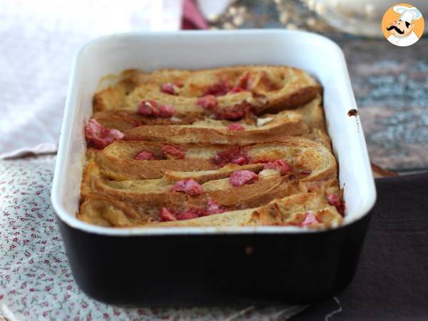 Baked french toast with pink pralines topping - ultra indulgent recipe - photo 5