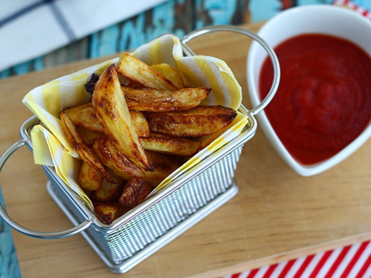 Baked fries - 3 ingredients