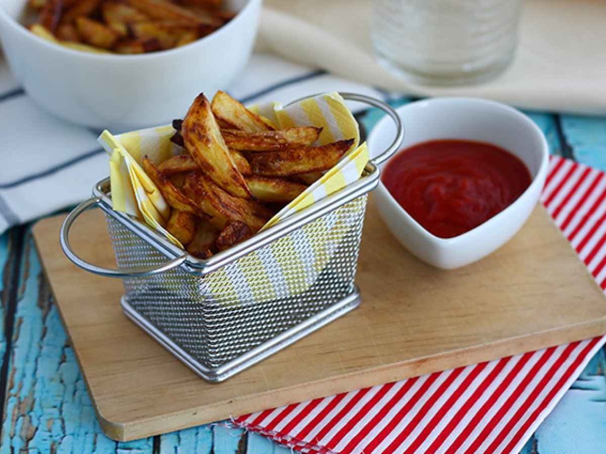 Baked fries - 3 ingredients - photo 2