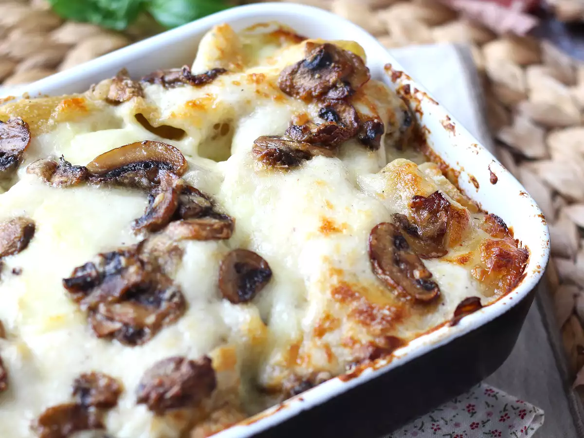 Baked mushroom pasta: the perfect creamy and stringy recipe for fall - photo 2