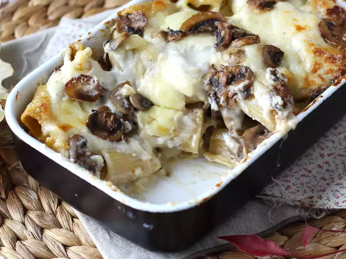 Baked mushroom pasta: the perfect creamy and stringy recipe for fall - photo 3