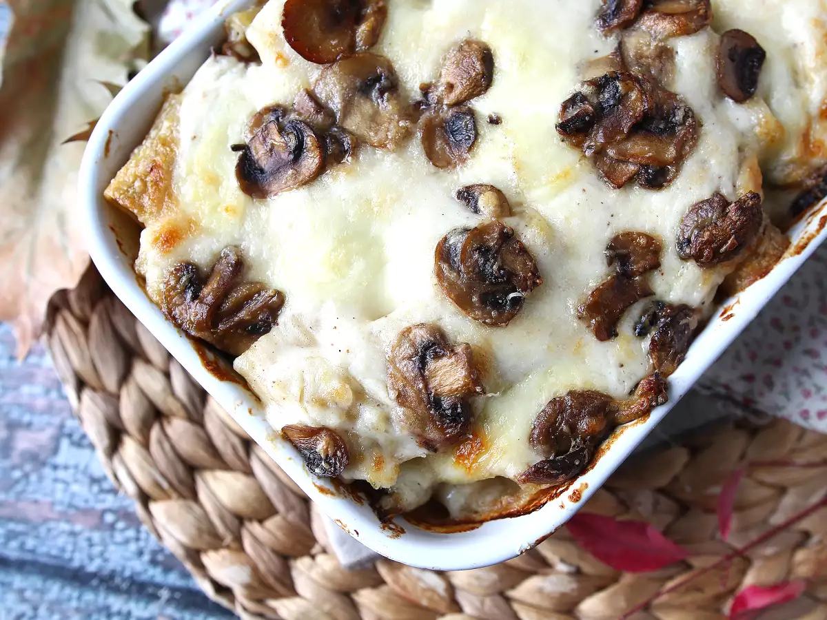 Baked mushroom pasta: the perfect creamy and stringy recipe for fall - photo 4