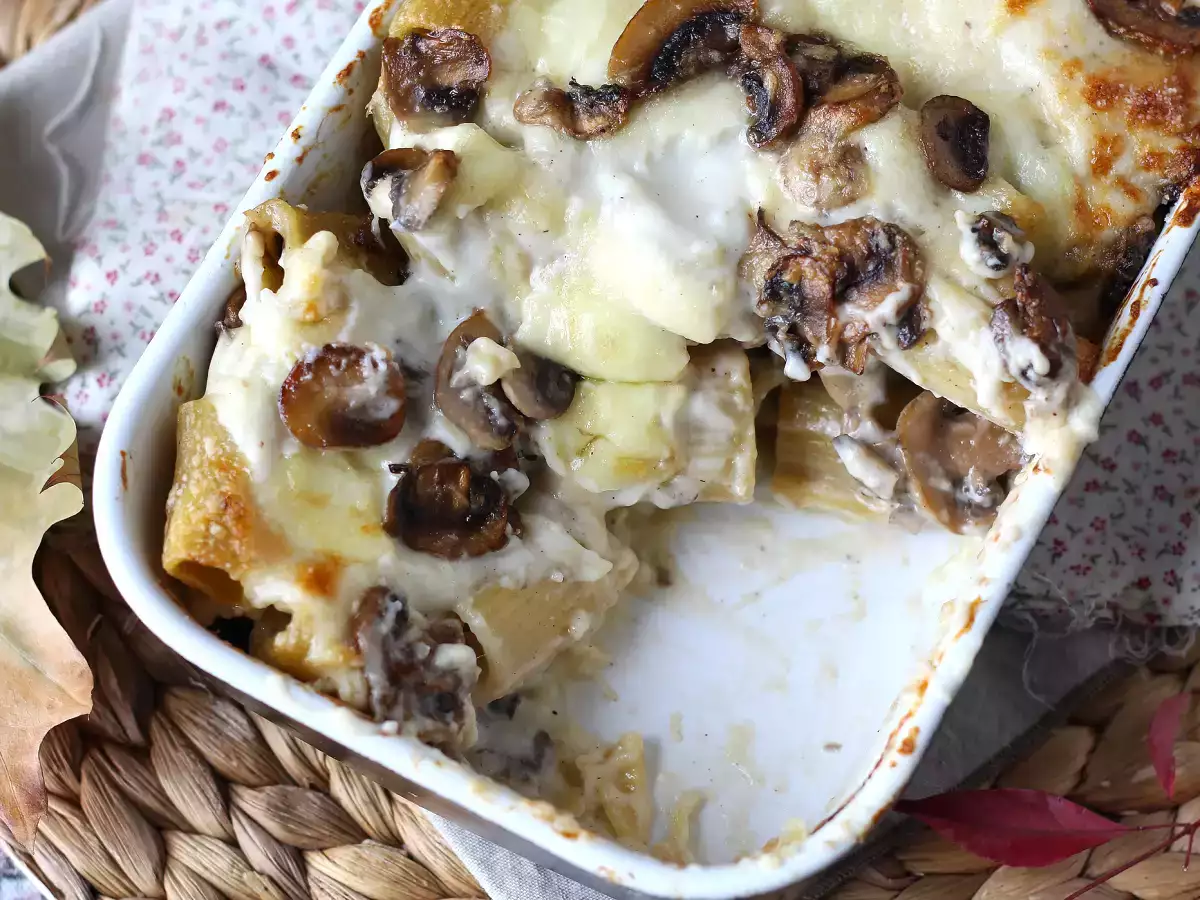 Baked mushroom pasta: the perfect creamy and stringy recipe for fall - photo 5