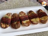 Baked potatoes coated with bacon, photo 2