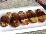 Baked potatoes coated with bacon, photo 2