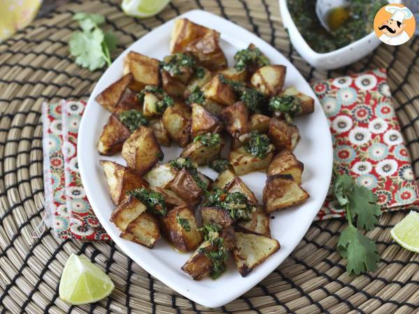 Baked potatoes with chimichurri - photo 3