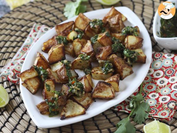 Baked potatoes with chimichurri - photo 4