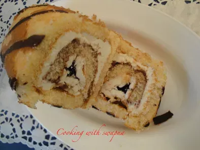 Baked Roly poly swiss cake