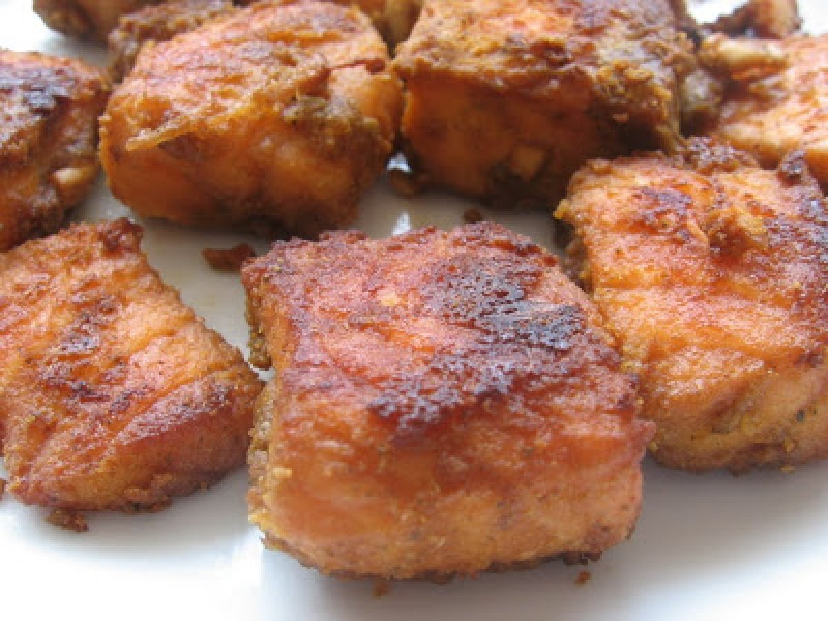 Baked Salmon Cubes - photo 3