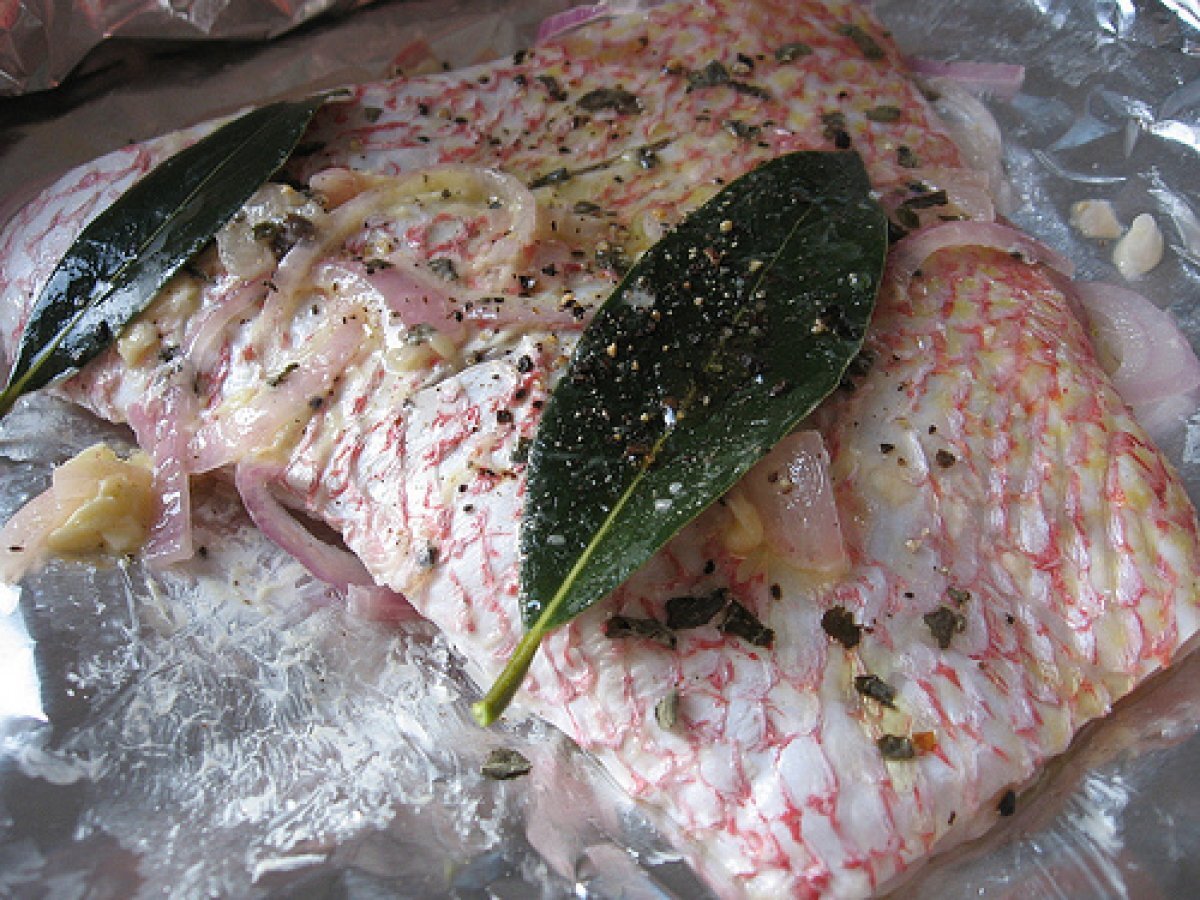 Baked Snapper Fillet