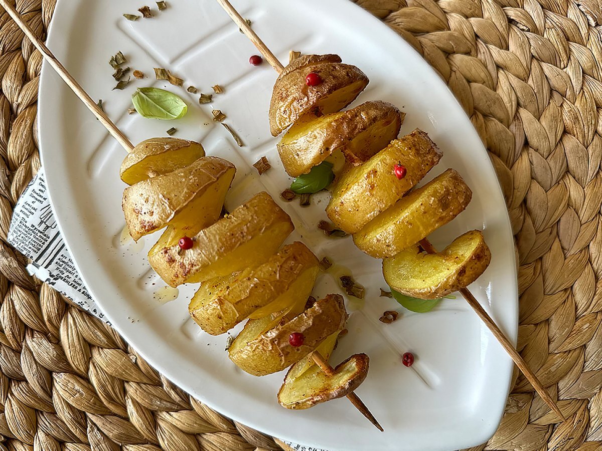 Baked spiral potatoes - photo 2