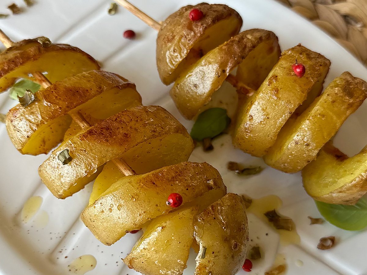 Baked spiral potatoes - photo 3