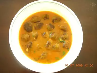 Baked vegetable manchurian recipe - easy and tasty dinner