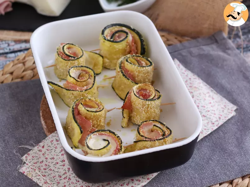 Baked zucchini rolls with ham and cheese!, photo 4