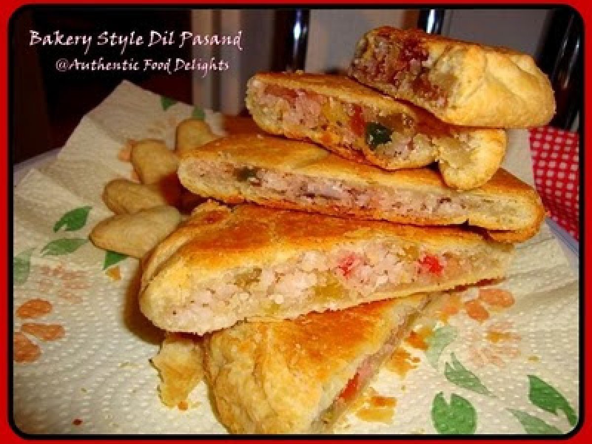 Bakery Style Dil Pasand( Sweet Puffs Filled With Coconut and Tuti-Fruity) - photo 2