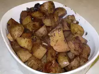Balsamic roasted potatoes recipe