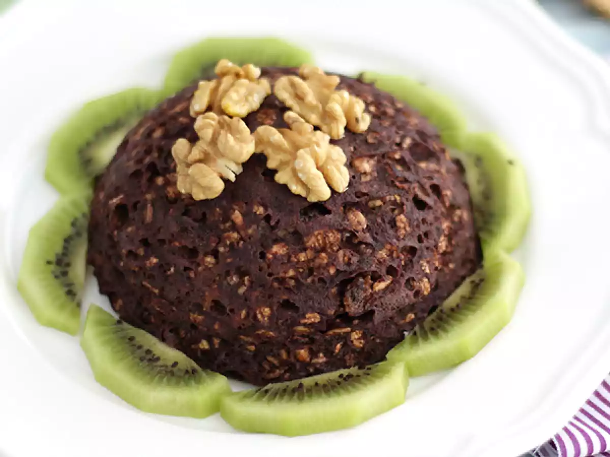 Banana and cocoa bowl cake - video recipe !