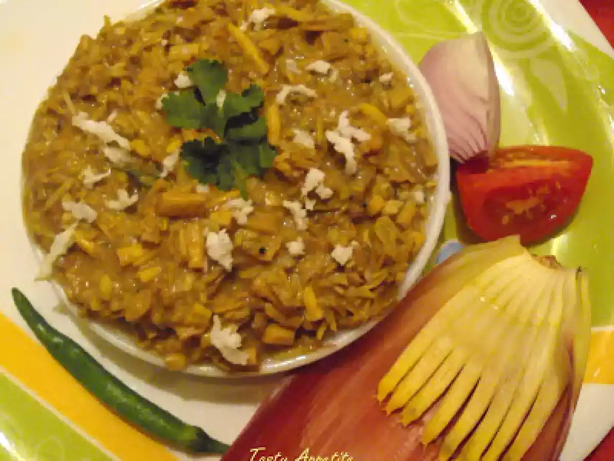 Banana Blossom Kuttu: ( Vazhai Poo Kuttu )