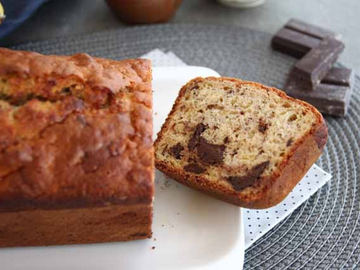 Banana bread with chocolate! - photo 3