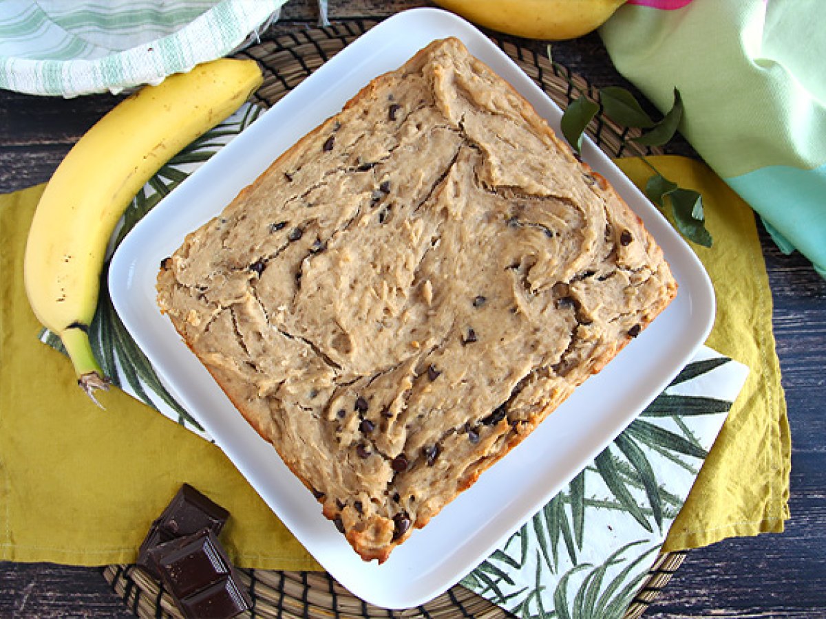 Banana bread with chocolate - Vegan and gluten free - photo 3