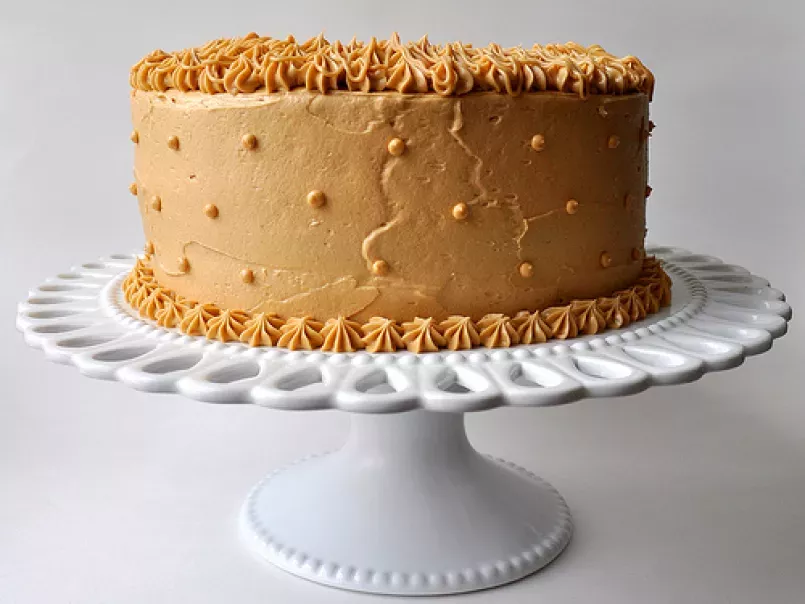 Banana Cake with Peanut Butter Frosting - photo 2