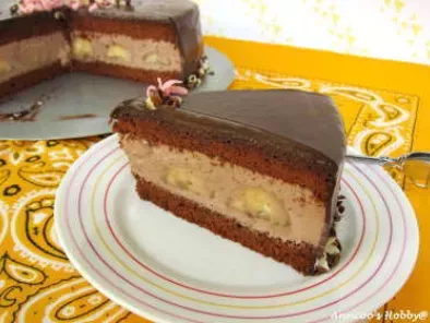 Chocolate, Banana & Coffee Mousse Cake Recipe - Dessert School