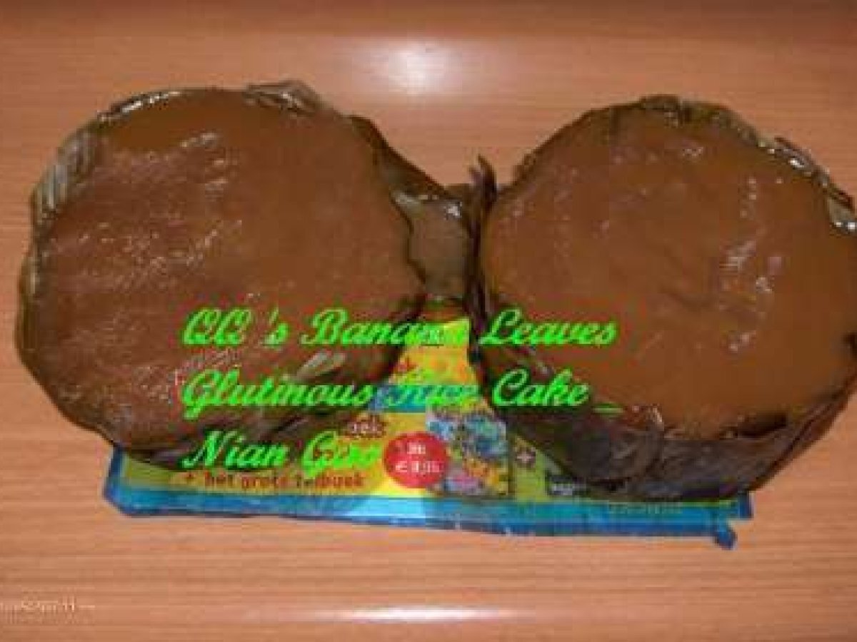 Banana Leaves Glutinous Cake - Nian Gao