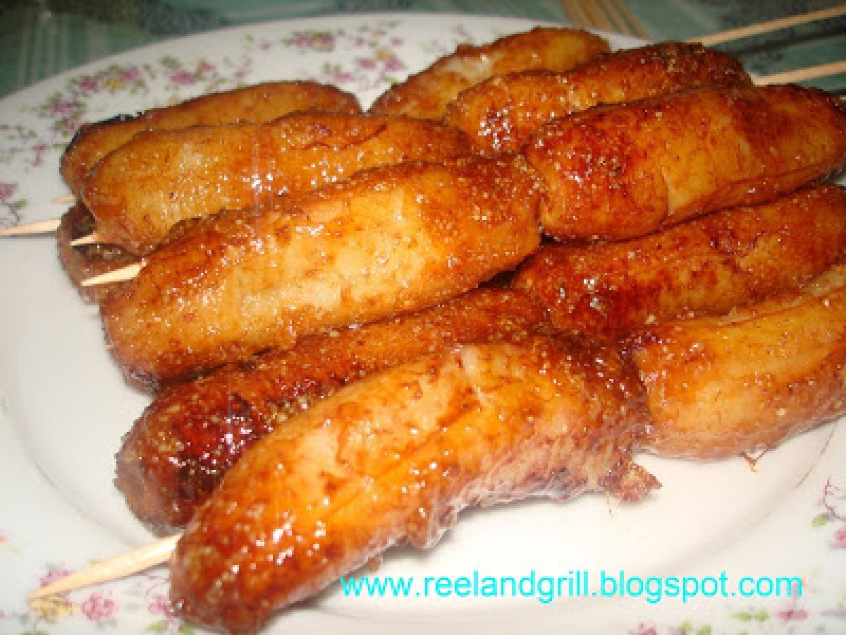 Banana que (deep fried banana with caramelized sugar), Recipe Petitchef