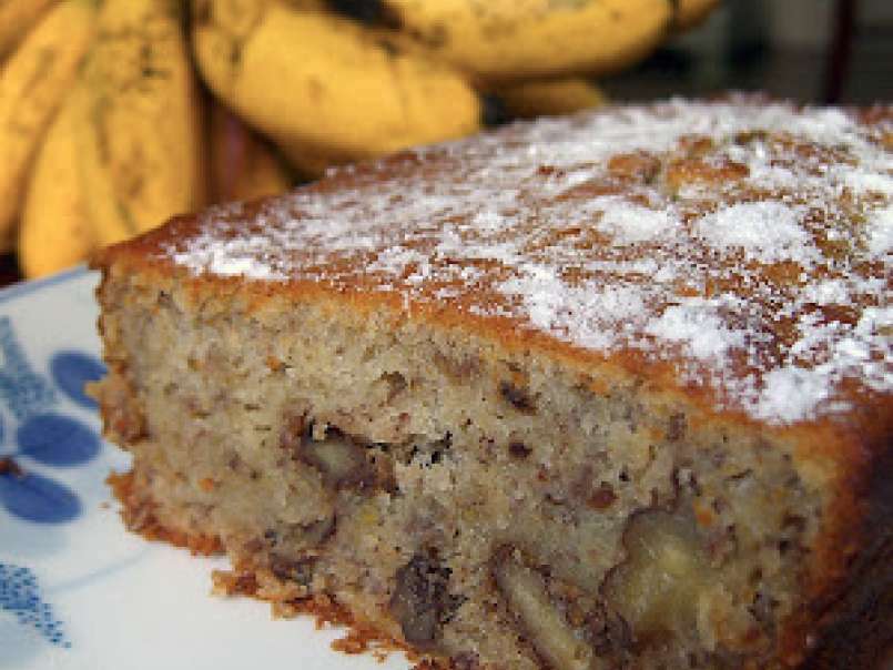 Banana walnut cake, Recipe Petitchef