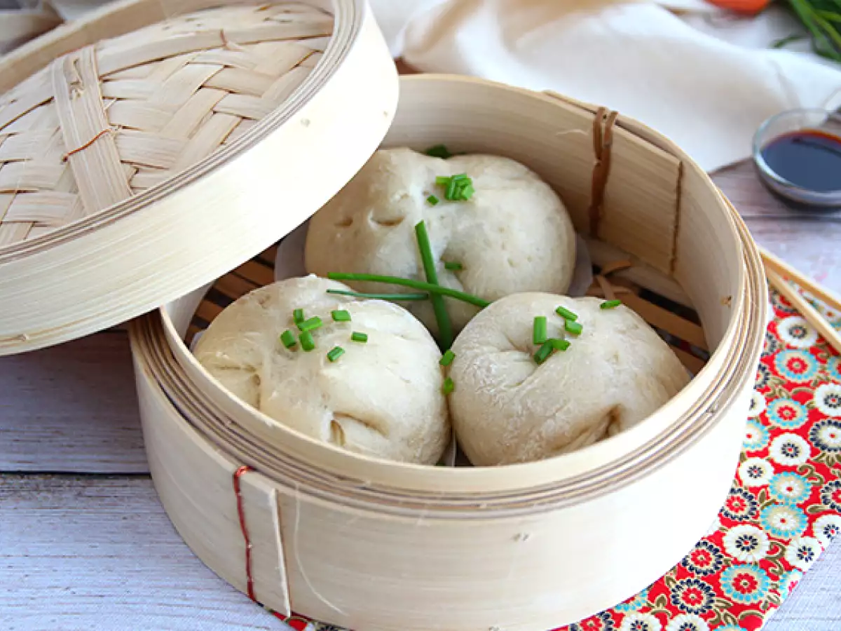 Banh Bao, small steamed buns - photo 2