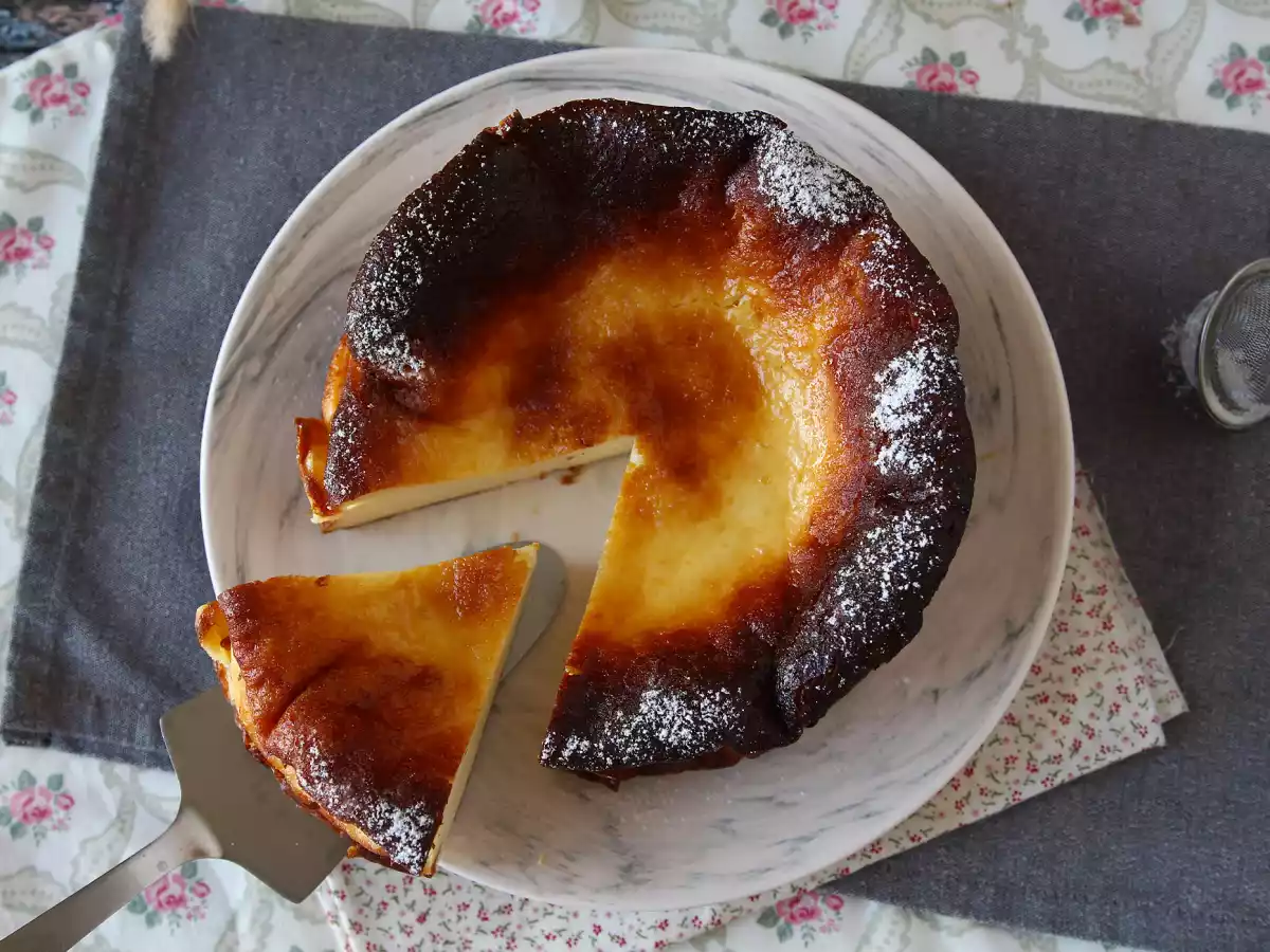 Basque cheesecake - photo 6