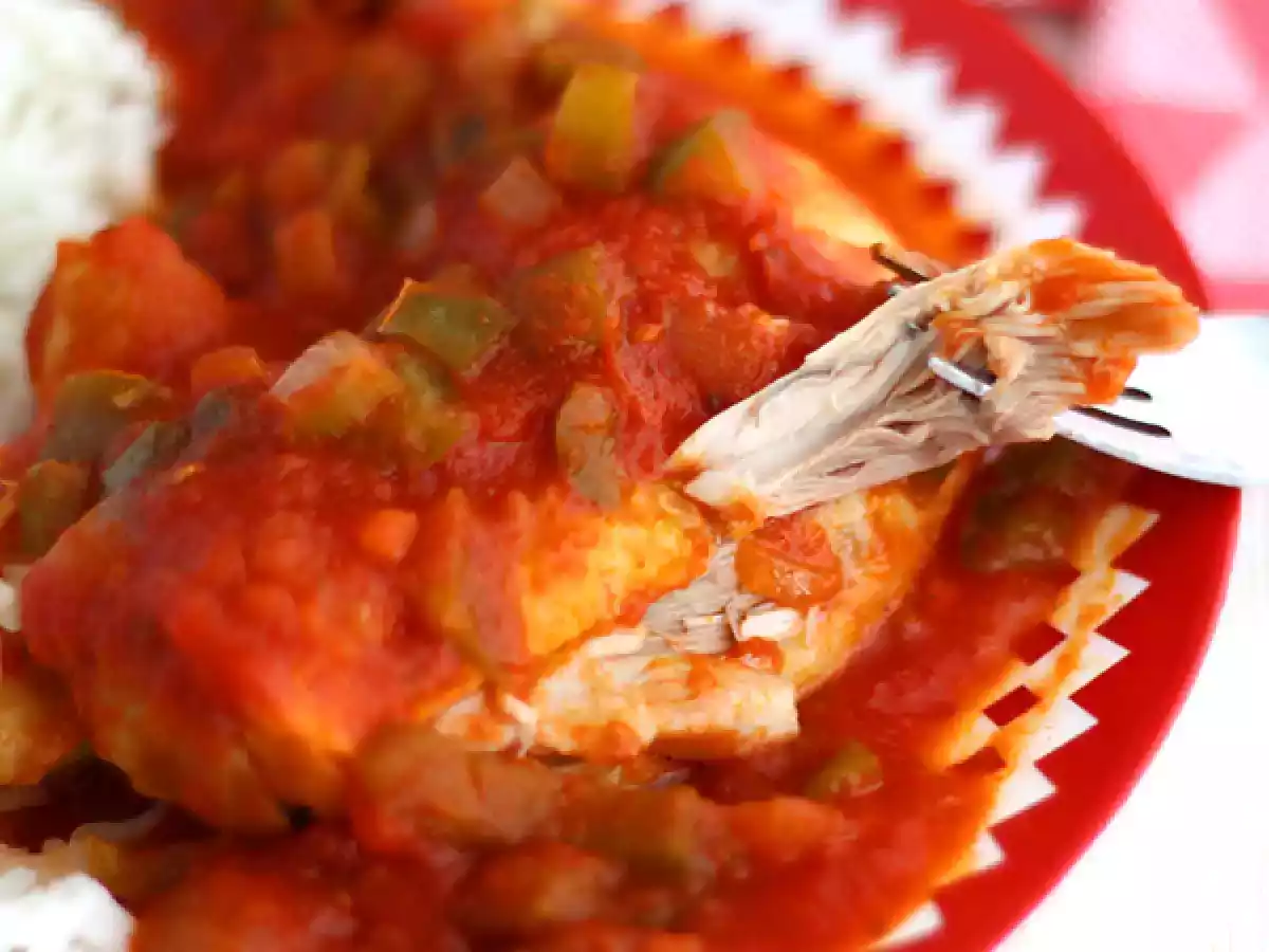 Basque chicken with peppers - video recipe ! - photo 3