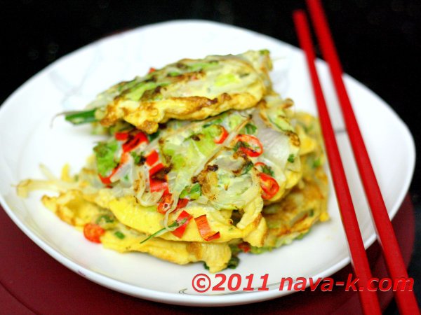 Bean Sprouts Omelette