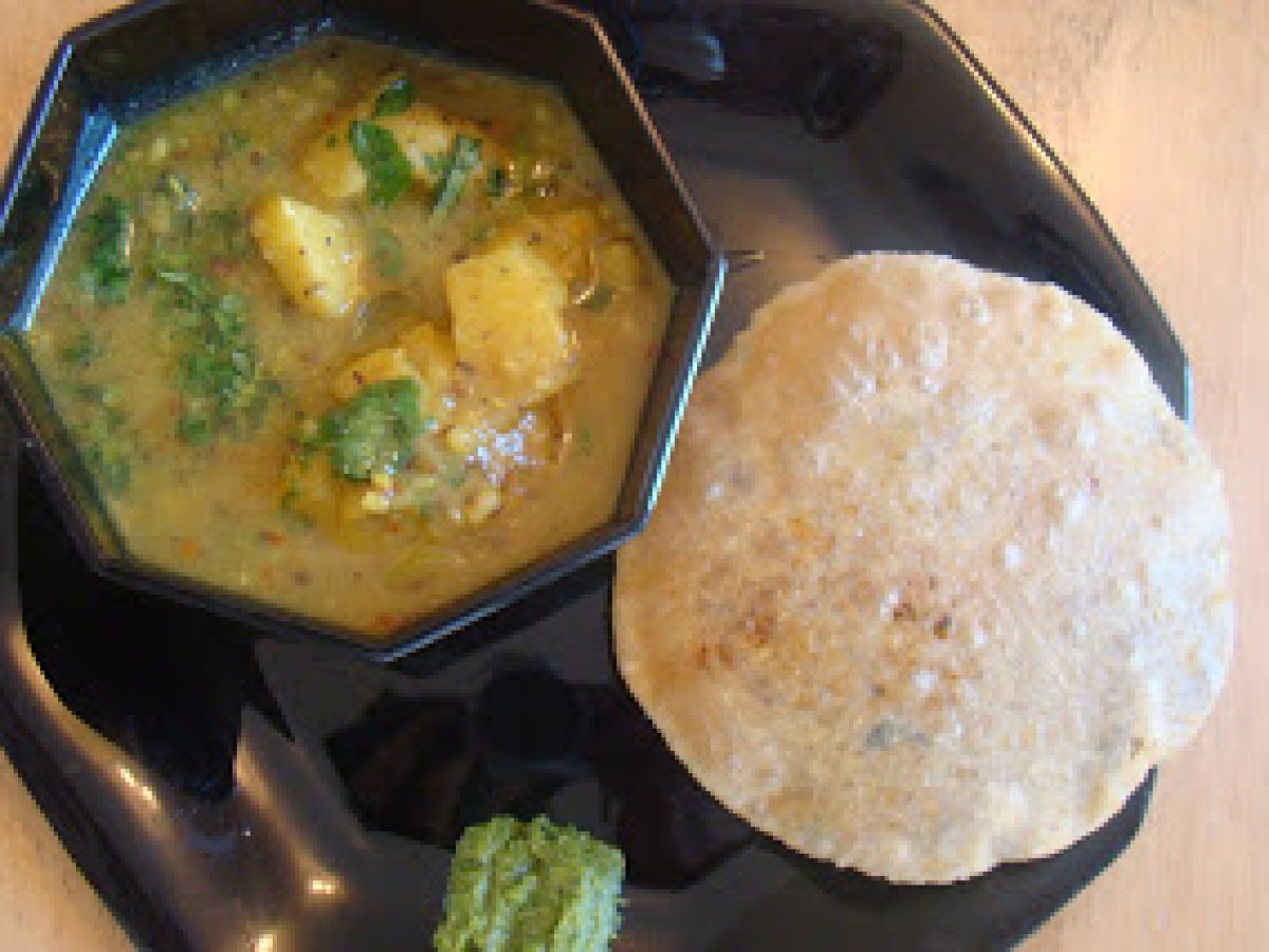 Bedai with Potato Sabji