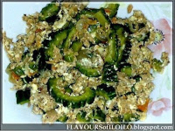 Beef Ampalaya con Tuna