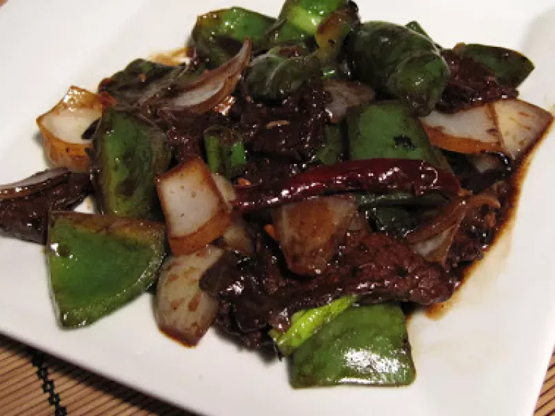 Beef and Green Peppers in Black Bean Sauce, photo 2