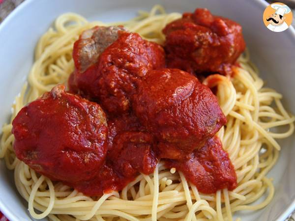 Beef meatballs stuffed with mozzarella - photo 2