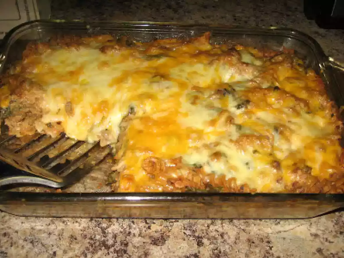 Beef N Spinach Casserole